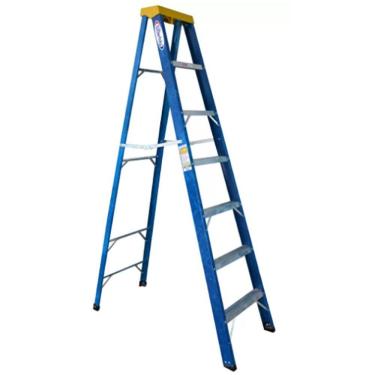 Imagem de Escada Premium em Alumínio e Fibra 7 Degraus 2,10M WBERTOLO