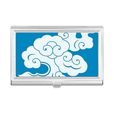 Imagem de Caixa de bolso com porta-cartões de visita em nuvem branca da Pintura Culture