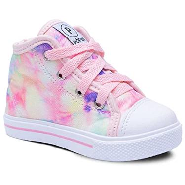 Imagem de Tênis Popstar Infantil Menina Cano Alto 11.49i (Tie Dye, 20)