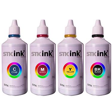 Imagem de Kit Tinta Corante Impressora 4x100ml - Canon Compatível