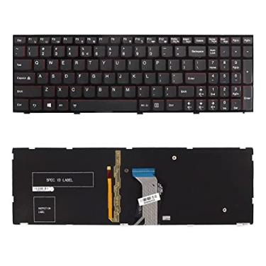 Imagem de US Keyboard with Backlight for Lenovo Y500 Y500N Y510P Y500NT Y590 (Black)
