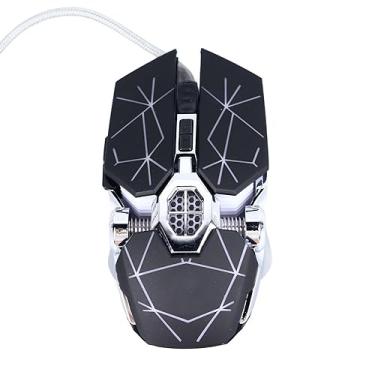 Imagem de Mouse para Jogos Com Fio, Design Ergonômico Com Efeito de Cor RGB, Controle Preciso e Confortável, Mouse óptico Com Fio para Computador e PC Gamer