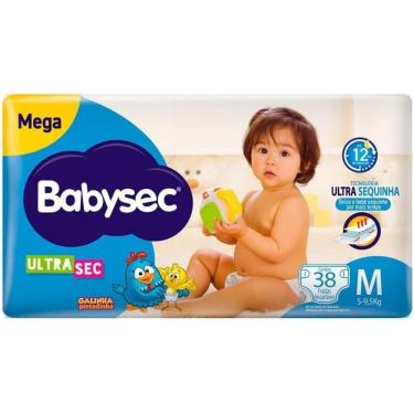 Imagem de Fralda Babysec Ultrasec Galinha Pintadinha M Azul