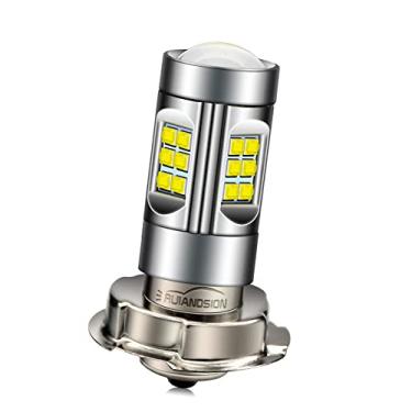 Imagem de Ruiandsion Lâmpada LED P26S Farol de Motocicleta Branco 10-30V Super Brilhante XBD 30SMD Chipsets Lâmpada LED com Lente Projetor para Farol de Moto, Sem Polaridade