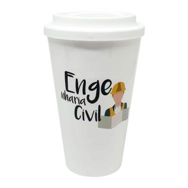 Imagem de Copo Bucks Profissão Carreira Engenheiro Engenharia Civil
