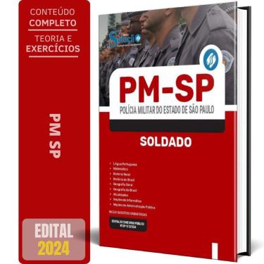 Imagem de Apostila Concurso Pm Sp 2024 - Soldado