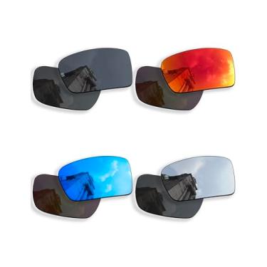 Imagem de Betterun 4 pares de lentes polarizadas antiarranhões para óculos de sol Oakley Gascan OO9014