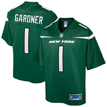 Imagem de NFL PRO LINE Camiseta masculina Ahmad Sauce Gardner Gotham Green New York Jets réplica Jersey