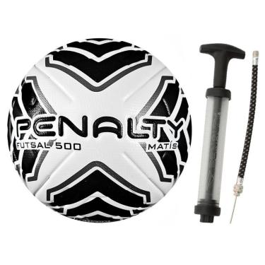 Imagem de Bola Futsal Futebol Penalty Matis Original Mais Inflador-Unissex