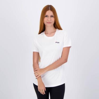 Imagem de Camiseta Fila Basic Sports Polygin Feminina All White-Feminino