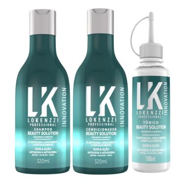 Imagem de KIT LOKENZZI BEAUTY SOLUTION SHAMPOO CONDICIONADOR TONICO 