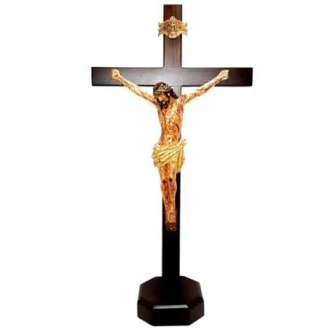Imagem de Artcruz - Crucifixo de Mesa com Cristo Chagado em Resina 50 cm