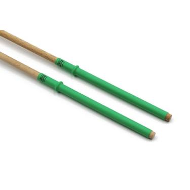Imagem de Stick Gripps Punhos de xilofone e marimba, envoltório antiderrapante para tambor, marimba e xilofone, anéis ajustáveis com ajuste personalizado (verde)