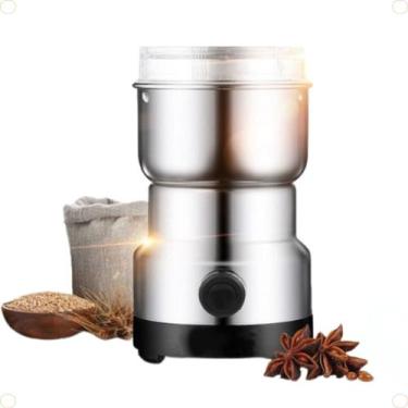 Imagem de Moedor Triturador De Café Grãos Elétrico Sementes Super Inox - Grinder