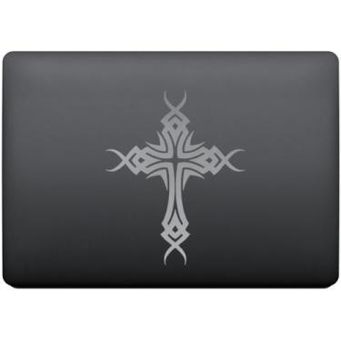 Imagem de Adesivo de Notebook Crucifixo Cristão - Melhor Adesivo