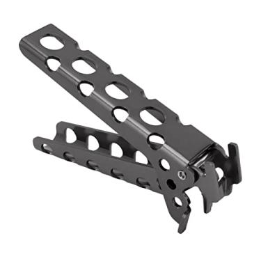 Imagem de Pinça de Placa, Liga de Alumínio Anti Escaldante Retriever Portátil Pote Quente Pan Tigela Pinça Clipe para Casa, Viagens Ao Ar Livre, Churrasco, Acampamento, Cozimento (Cinza)