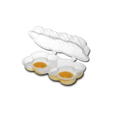 Imagem de Omeleteira Forma De Ovos Dupla P/Microondas Fácil Saudável