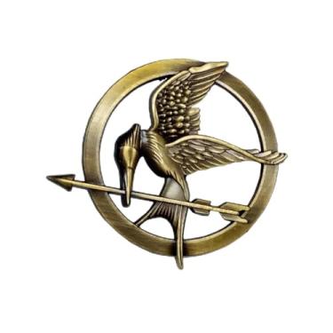 Imagem de Broche The Hunger Games Mockingjay 3,8 cm, Small, Alumínio, Sem Pedra Preciosa