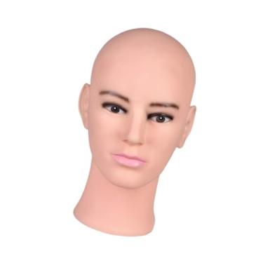 Imagem de Zialofi Cabeça de Manequim Masculino, Modelo de Exibição de Peruca, Suporte de Peruca Profissional Suave E Estável, Suporte de Cabeça de Peruca de Manequim Pa