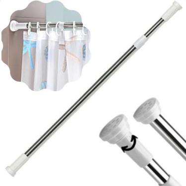 Imagem de suporte varão extensor cortina box banheiro  0,65m x 1,15m universal -