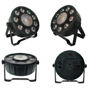 Imagem de Kit 4 Canhão De Luz 10 Led Par 9X3W Rgb+W Profissional Dmx - Lorben
