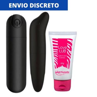 Imagem de Vibrador Bullet Cápsula Recarregável SEXSHOP Massageador Discreto - US