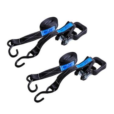 Imagem de Kit 2 Conjunto Cinta Catraca Amarração de Carga 1500kg 35MM 3M - Mave
