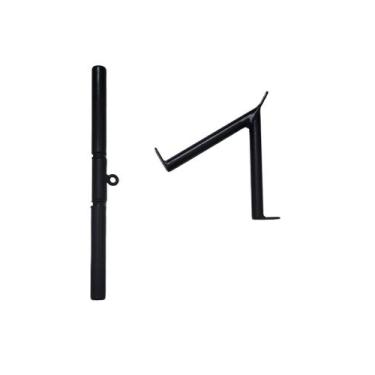 Imagem de Puxador para academia kit barra V e puxador pulley reta crossover bíce