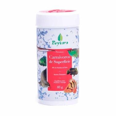 Imagem de Alimento para Peixe Poytara Carnívoro Superfície - 85g