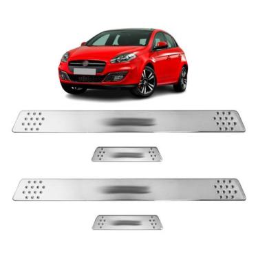 Imagem de Soleira para Porta Lateral Tuning Esportiva para carros 4 Portas (ABS)