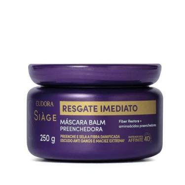 Imagem de Máscara Balm Preenchedora Siàge Resgate Imediato 250g - Eudora Siàge