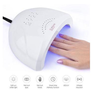 Imagem de Sun One 48 W Cabine De Led Profissional Para Unhas De Gel - oem, Branc