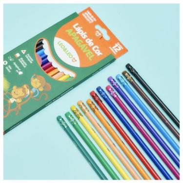 Imagem de Lapis de Cor Apagavel 12 Cores leo leo - Leonora