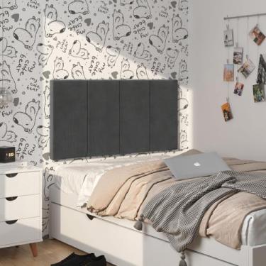 Imagem de Cabeceira de Cama Painel Solteiro/Infantil 90 cm Tecido Suede para Dec