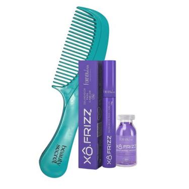 Imagem de Kit Forever Liss Ampola e Modelador Xo Frizz e Pente beauty