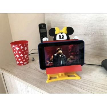 Imagem de Base Articulável compatível com Alexa Echo Show 5 Tema Mickey Ou Minni