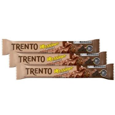 Imagem de Kit 3 Chocolate Trento Massimo Brownie 25g
