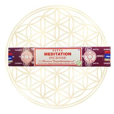 Imagem de Incenso Premium Satya Varetas Aromas 15g, Meditação