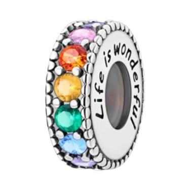 Imagem de Amuletos de Trevo Verde para Pulseira de Prata Esterlina 925 - Acessór