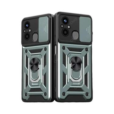 Imagem de Capa de Armadura Anti-Choque com Suporte para Xiaomi Redmi 12C/13C/10C