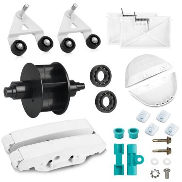 Imagem de Dfnidy Kit de limpeza de piscina AXV417WHP para substituição de peças de aspirador de pó de piscina Hayward e AXV621DAT Kit de reconstrução de quadro A-Frame/Turbina, compatível com Hayward Navigator