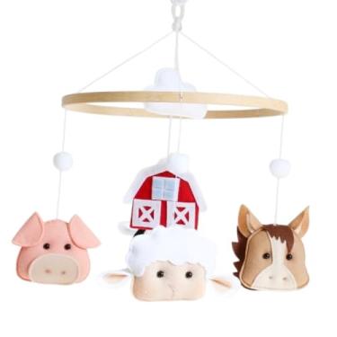 Imagem de Móbile de Berço para Bebê Fazendinha animais da fazenda Bebê Menino