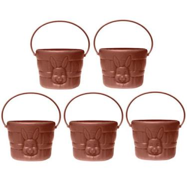 Imagem de Kit com 5 Cestinhas para Chocolates Páscoa Pequena Atacado - Master To
