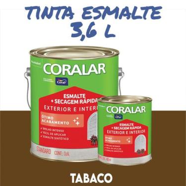 Imagem de Tinta Esmalte Sintético Coral Madeira e Metal 3,6 l e 900ml Coralar Ex