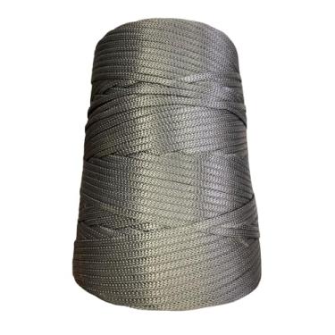 Imagem de Fio Náutico Cordão 5mm: 500g – Ideal para Crochê, Tricô, Macramê e Artesanato – 100% Polipropileno – Bastos e Bazani (Preto)