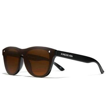 Imagem de Óculos de Sol Unissex Design Retro Kingseven Óculos Polarizados Espelh