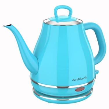Imagem de Chaleira Elétrica Gooseneck Anfilank 1L 1500W - Fervura Rápida - Turqu