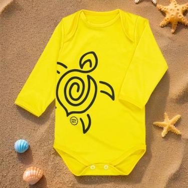 Imagem de Body com Filtro Solar UV50+ Bebê - Ideal para Praia e Sol - Era Uma Ve
