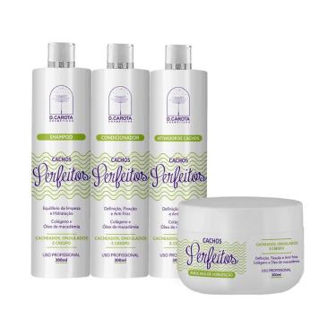 Imagem de Kit Capilar Cachos Perfeitos 4pçs - D.Carota Cosméticos
