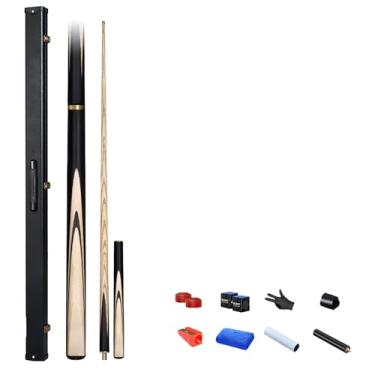 Imagem de Taco de Bilhar Premium, Feito com Madeira Durável e Design Sofisticado para Alta Performance em Jogos (C Tacos de bilhar e acessórios+ barril box A, 11.5mm)